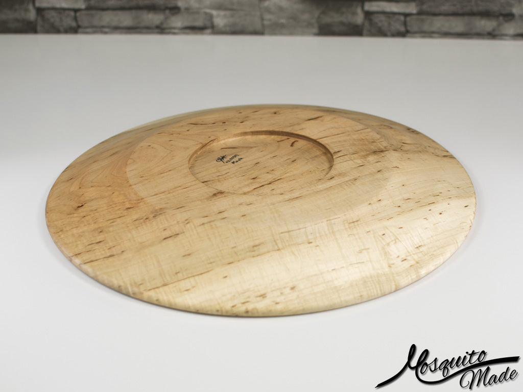 Curly Maple Platter 1 - 16.5"