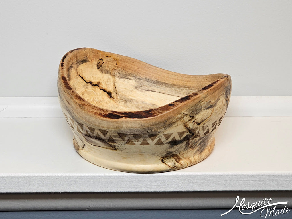 Spalted Maple Natural Edge Bowl