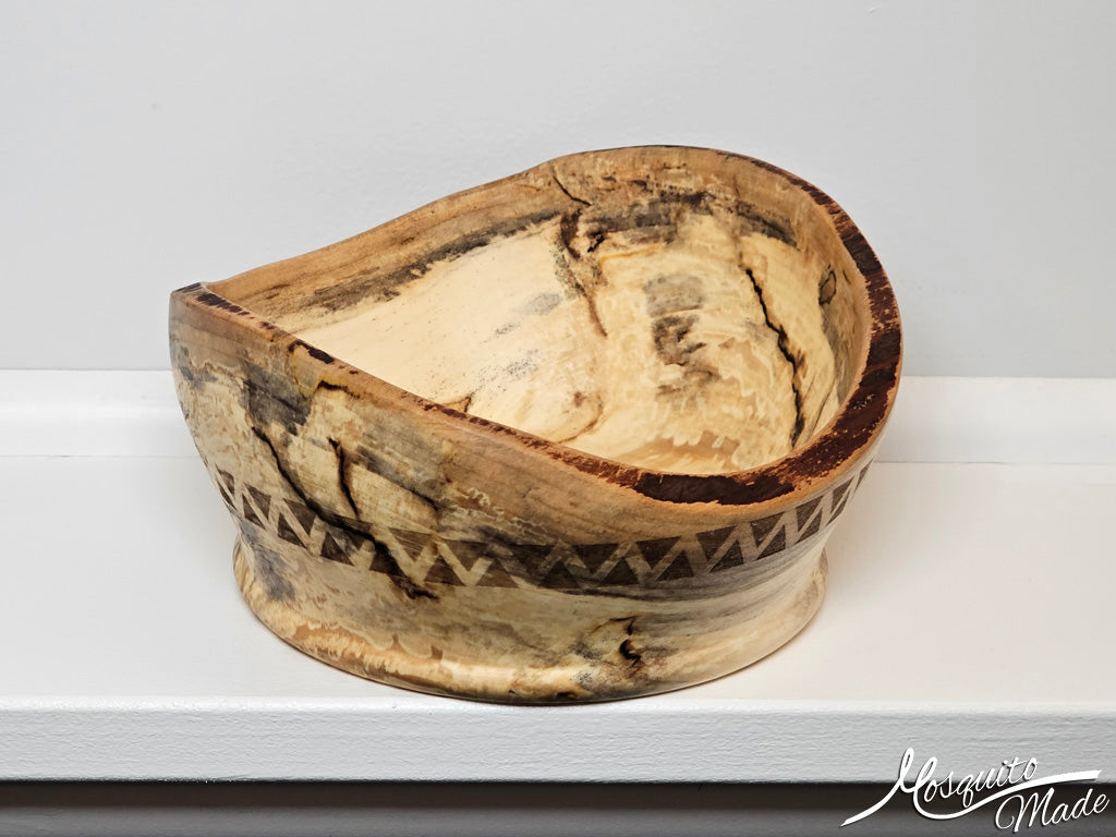 Spalted Maple Natural Edge Bowl