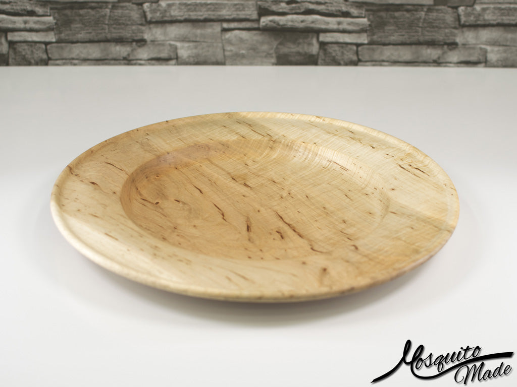 Curly Maple Platter 1 - 16.5"