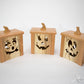 Jack-O-Lantern Light Up Pumpkin Boxes - Cherry & Spalted Maple